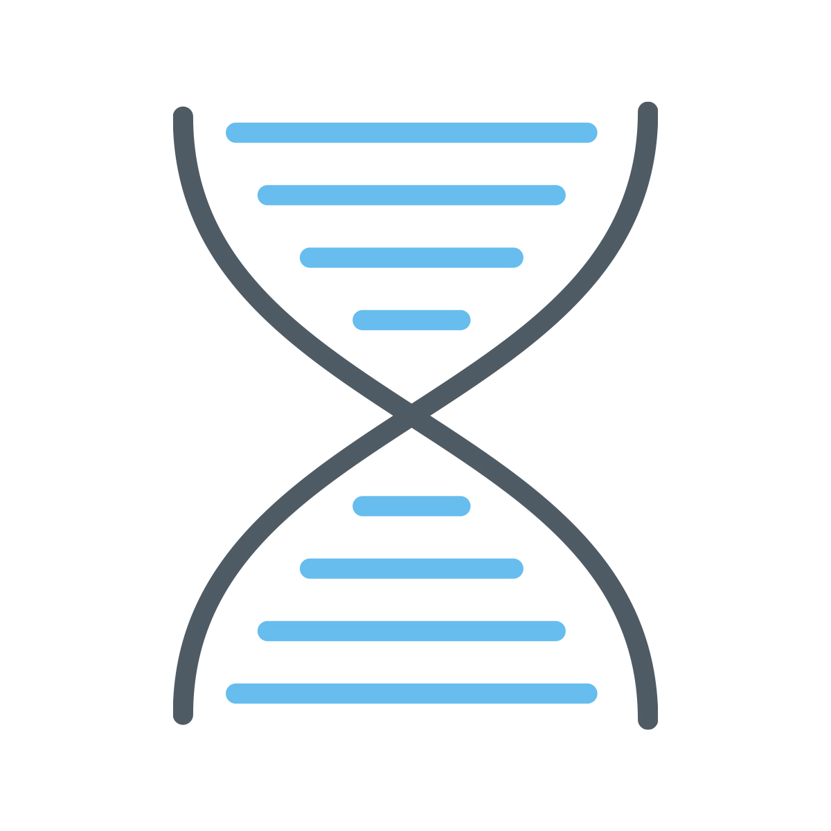 Simple line drawing of RNA